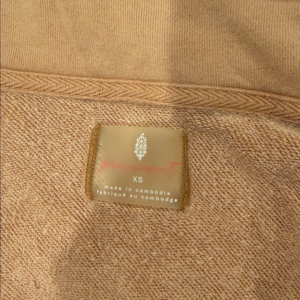 Free People All Your Love Solid Hoodie
Patchwork Slouchy Saddle Tan Size XS - Picture 10 of 12